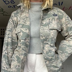 camouflage jacket (thrifted)
